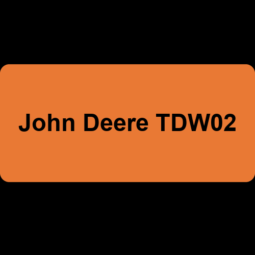 John Deere TDW02